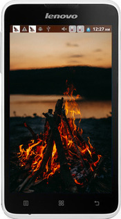 Силиконовый чехол Огонь для Lenovo A529 - 6021u-200 изображение 