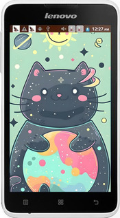 Силіконовий чехол Милый котик для Lenovo A529 - 6364u-200 изображение 