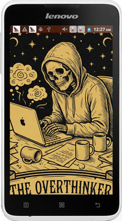 Силіконовий чехол The Overthinker для Lenovo A529 - 6774u-200 изображение 