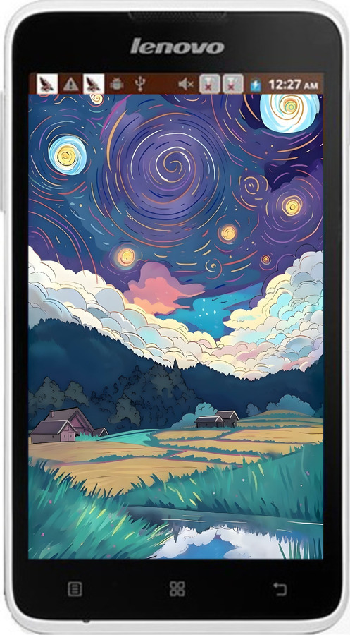 Силиконовый чехол Креативный арт для Lenovo A529 - 6322u-200 изображение 