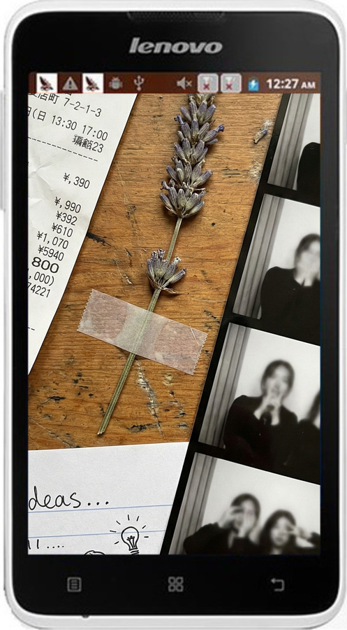 Силиконовый чехол Aesthetic Scrapbook Collage для Lenovo A529 - 6773u-200 изображение 