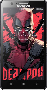 3D пластиковый матовый чехол Дедпул для Lenovo A536 - 6293m-149 изображение 