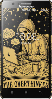 3D пластиковый матовый чехол The Overthinker для Lenovo A536 - 6774m-149 изображение 