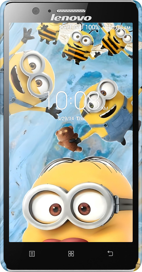 3D пластиковый матовый чехол Миньоны для Lenovo A536 - 6386m-149 изображение 