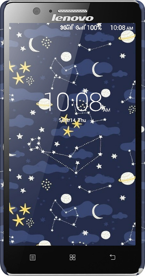 3D пластиковий матовий чехол Астрономічний візерунок для Lenovo A536 - 6446m-149 изображение 