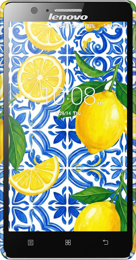 3D пластиковый матовый чехол Grocery Girl Italian Summer для Lenovo A536 - 6766m-149 изображение 