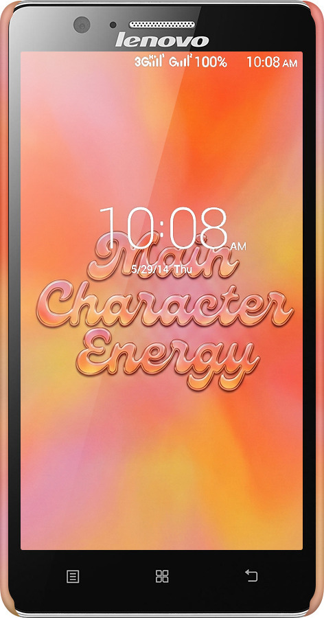 3D пластиковый матовый чехол Aura Gradient Main Character Energy Aesthetic Y2K для Lenovo A536 - 6783m-149 изображение 