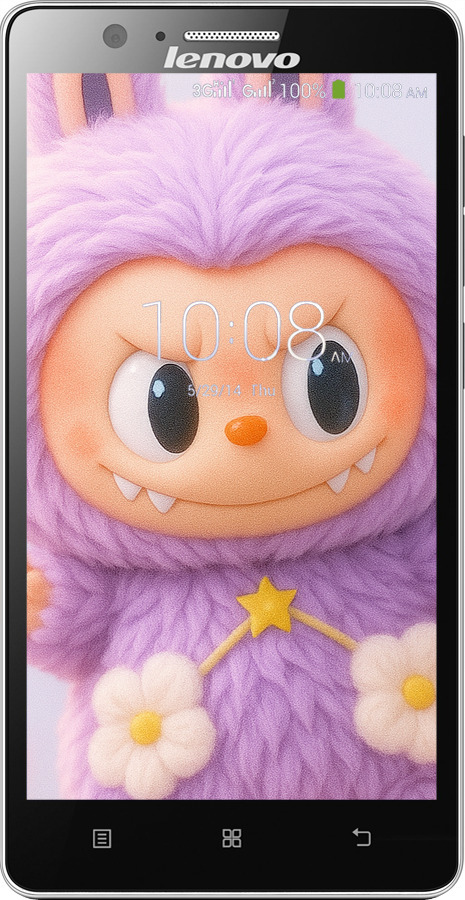 Силіконовий чехол Лабубу для Lenovo A536 - 6708u-149 изображение 