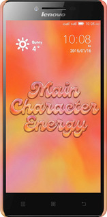 3D пластиковый матовый чехол Aura Gradient Main Character Energy Aesthetic Y2K для Lenovo A6000 - 6783m-103 изображение 