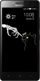 Силиконовый чехол Кошка для Lenovo K3 (K30-t) - 6505u-114 изображение 