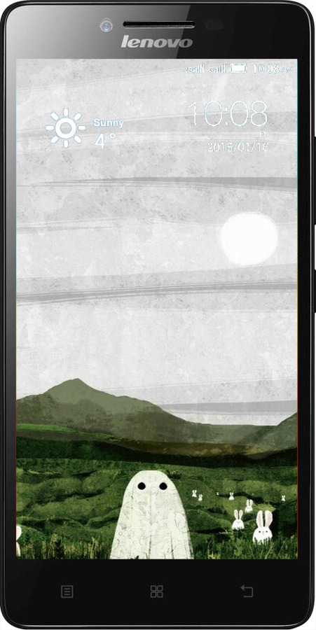 Силиконовый чехол Привидение для Lenovo K3 (K30-t) - 6492u-114 изображение 