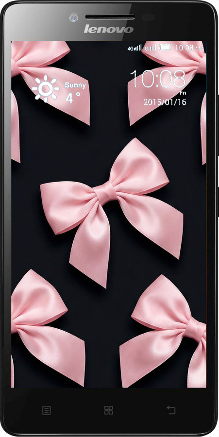 Силіконовий чехол Coquette Ribbons Dark Coquette для Lenovo K3 (K30-t) - 6767u-114 изображение 