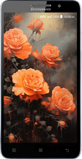 Силіконовий чехол Оранжеві троянди для Lenovo A616 - 5944u-368 изображение 