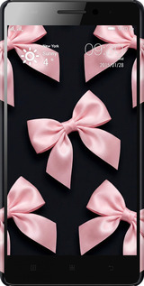 3D пластиковый матовый чехол Coquette Ribbons Dark Coquette для Lenovo K3 Note K50-T5 - 6767m-141 изображение 