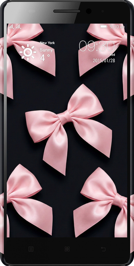 3D пластиковый матовый чехол Coquette Ribbons Dark Coquette для Lenovo K3 Note K50-T5 - 6767m-141 изображение 