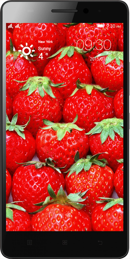 2D пластиковый чехол Клубника для Lenovo K3 Note K50-T5 - 6020t-141 изображение 