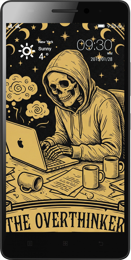 Силиконовый чехол The Overthinker для Lenovo K3 Note K50-T5 - 6774u-141 изображение 