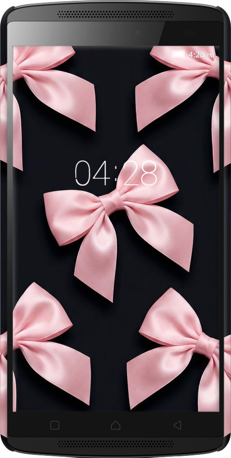 3D пластиковый матовый чехол Coquette Ribbons Dark Coquette для Lenovo A7010 - 6767m-232 изображение 