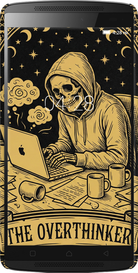 3D пластиковый матовый чехол The Overthinker для Lenovo A7010 - 6774m-232 изображение 