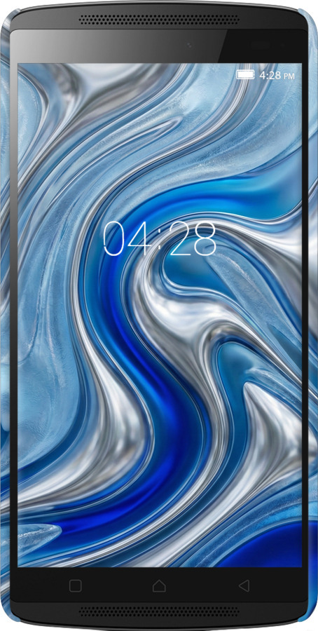 3D пластиковый матовый чехол Liquid Chrome для Lenovo A7010 - 6781m-232 изображение 