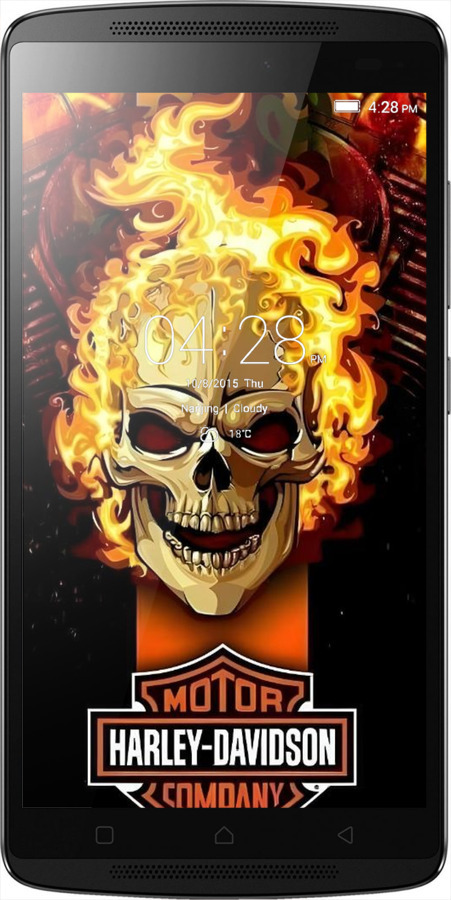 Силіконовий чехол Харлей девидсон для Lenovo A7010 - 6370u-232 изображение 