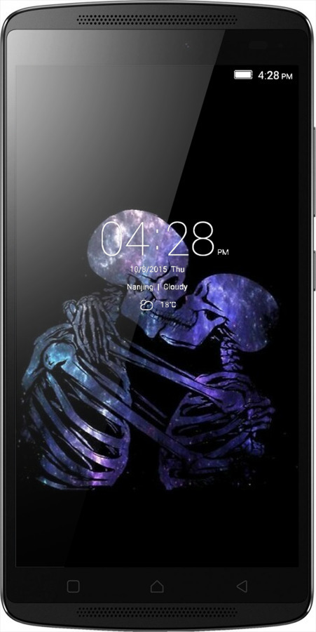 Силиконовый чехол С изображением скелета для Lenovo A7010 - 6537u-232 изображение 