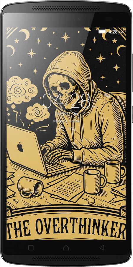 Силиконовый чехол The Overthinker для Lenovo A7010 - 6774u-232 изображение 