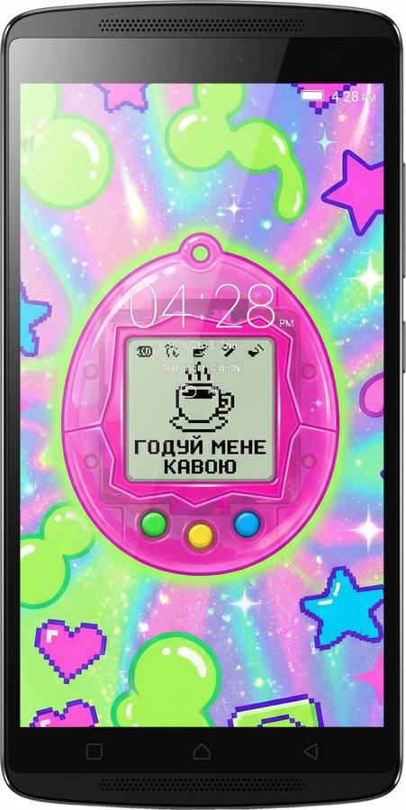 Силиконовый чехол Y2K Aesthetic Retro Pet: Годуй мене кавою для Lenovo A7010 - 6784u-232 изображение 