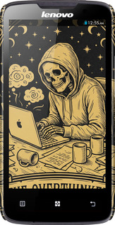 3D пластиковий глянцевий чехол The Overthinker для Lenovo A820 - 6774c-68 изображение 