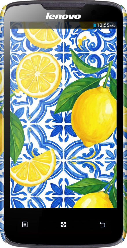 3D пластиковый глянцевый чехол Grocery Girl Italian Summer для Lenovo A820 - 6766c-68 изображение 