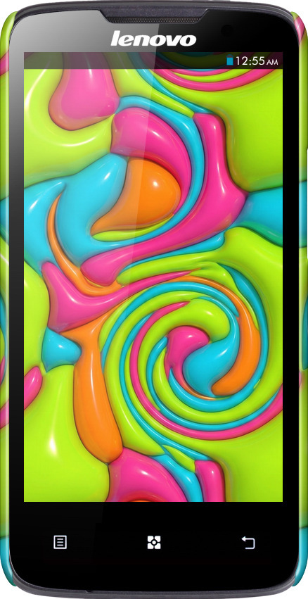 3D пластиковий глянцевий чехол Y2K Jelly Dream для Lenovo A820 - 6780c-68 изображение 