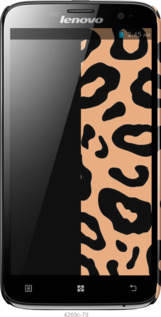 3D пластиковый глянцевый чехол Пятна леопарда для Lenovo A850 - 4269c-79 изображение 