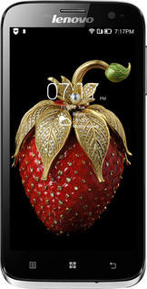 Силиконовый чехол Клубника v3 для Lenovo A859 - 5638u-197 изображение 