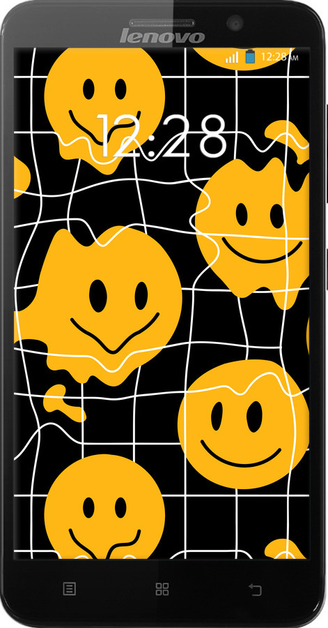 Силіконовий чехол Смайли v3 для Lenovo A916 - 5623u-450 изображение 