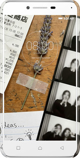 3D пластиковый матовый чехол Aesthetic Scrapbook Collage для Lenovo K5 Plus - 6773m-278 изображение 