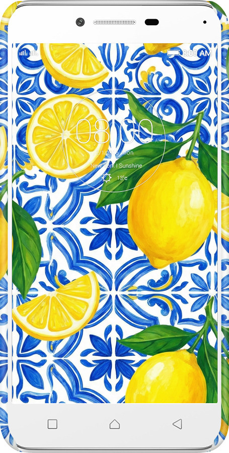 3D пластиковый матовый чехол Grocery Girl Italian Summer для Lenovo K5 Plus - 6766m-278 изображение 