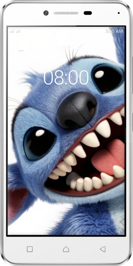 Силиконовый чехол Стич для Lenovo K5 Plus - 6684u-278 изображение 