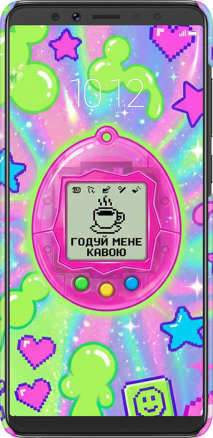 3D пластиковый матовый чехол Y2K Aesthetic Retro Pet: Годуй мене кавою для Lenovo K5 Pro - 6784m-1608 изображение 