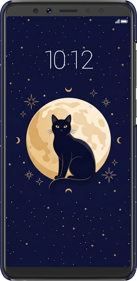 3D пластиковий матовий чехол Cute Cat Celestial/Witchy для Lenovo K5 Pro - 6787m-1608 изображение 