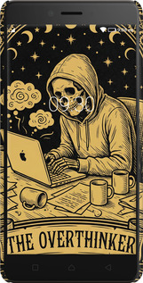 3D пластиковий матовий чехол The Overthinker для Lenovo K6 Note - 6774m-453 изображение 