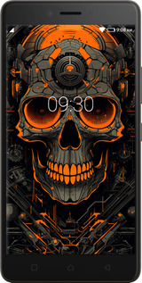2D пластиковый чехол Череп для Lenovo K6 Note - 5952t-453 изображение 