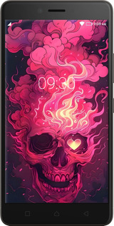 2D пластиковый чехол Череп арт для Lenovo K6 Note - 6385t-453 изображение 