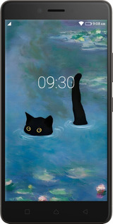 2D пластиковый чехол С изображением кота и водяной лилии Monet для Lenovo K6 Note - 6519t-453 изображение 