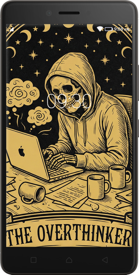 2D пластиковий чехол The Overthinker для Lenovo K6 Note - 6774t-453 изображение 