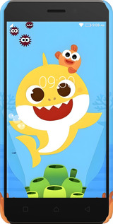 3D пластиковый матовый чехол Бейби Шарк для Lenovo K6 - 6303m-452 изображение 
