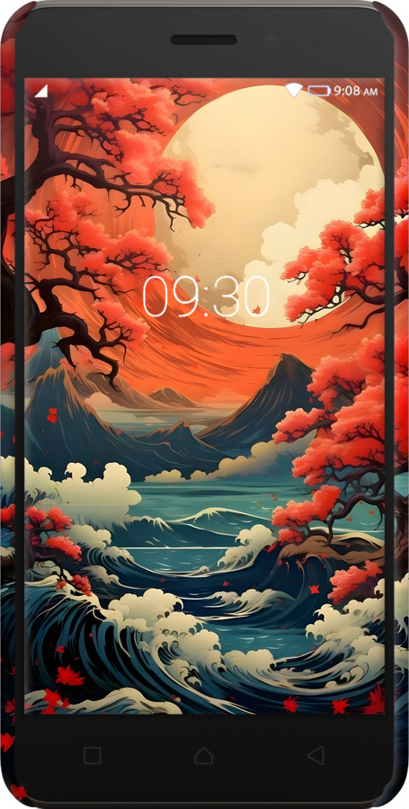 3D пластиковый матовый чехол Природа японии для Lenovo K6 - 6327m-452 изображение 