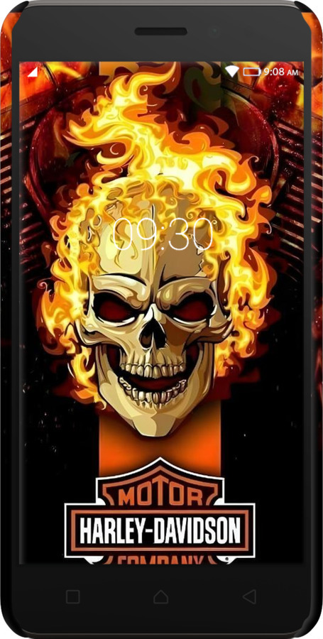 3D пластиковый матовый чехол Харлей девидсон для Lenovo K6 - 6370m-452 изображение 