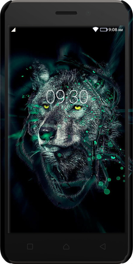 3D пластиковый матовый чехол Wolf для Lenovo K6 - 6610m-452 изображение 