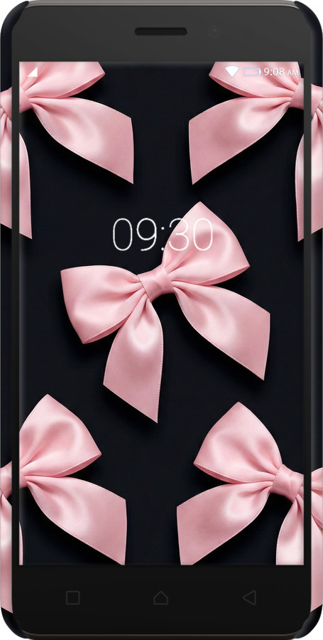3D пластиковый матовый чехол Coquette Ribbons Dark Coquette для Lenovo K6 - 6767m-452 изображение 
