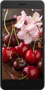 Силиконовый чехол Вишня в шоколаде для Lenovo K6 - 6698u-452 изображение 